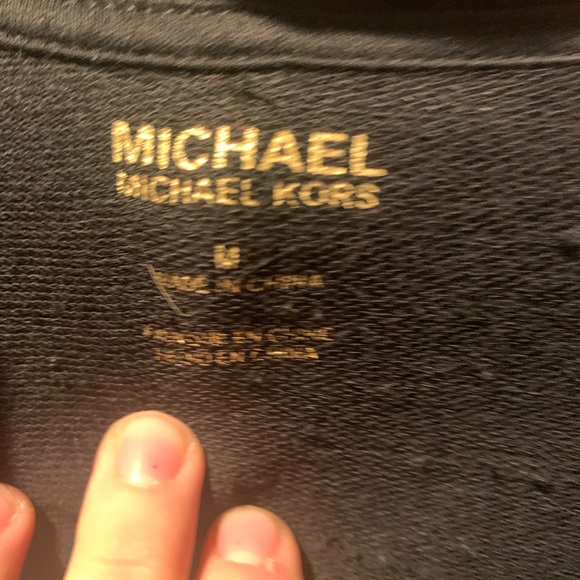 Michael Michael Kors Pullover Hoodie Bejeweled Logo Size Medium - Picture 3 of 4